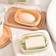 thumbnail image 1 of Caja de jabón de doble capa con tapa | Contenedor de almacenamiento de jabón de plástico portátil | Jabonera de viaje para estudiantes, baño, lavandería, cocina | Bandeja desmontable, drenaje de, 1 of 7