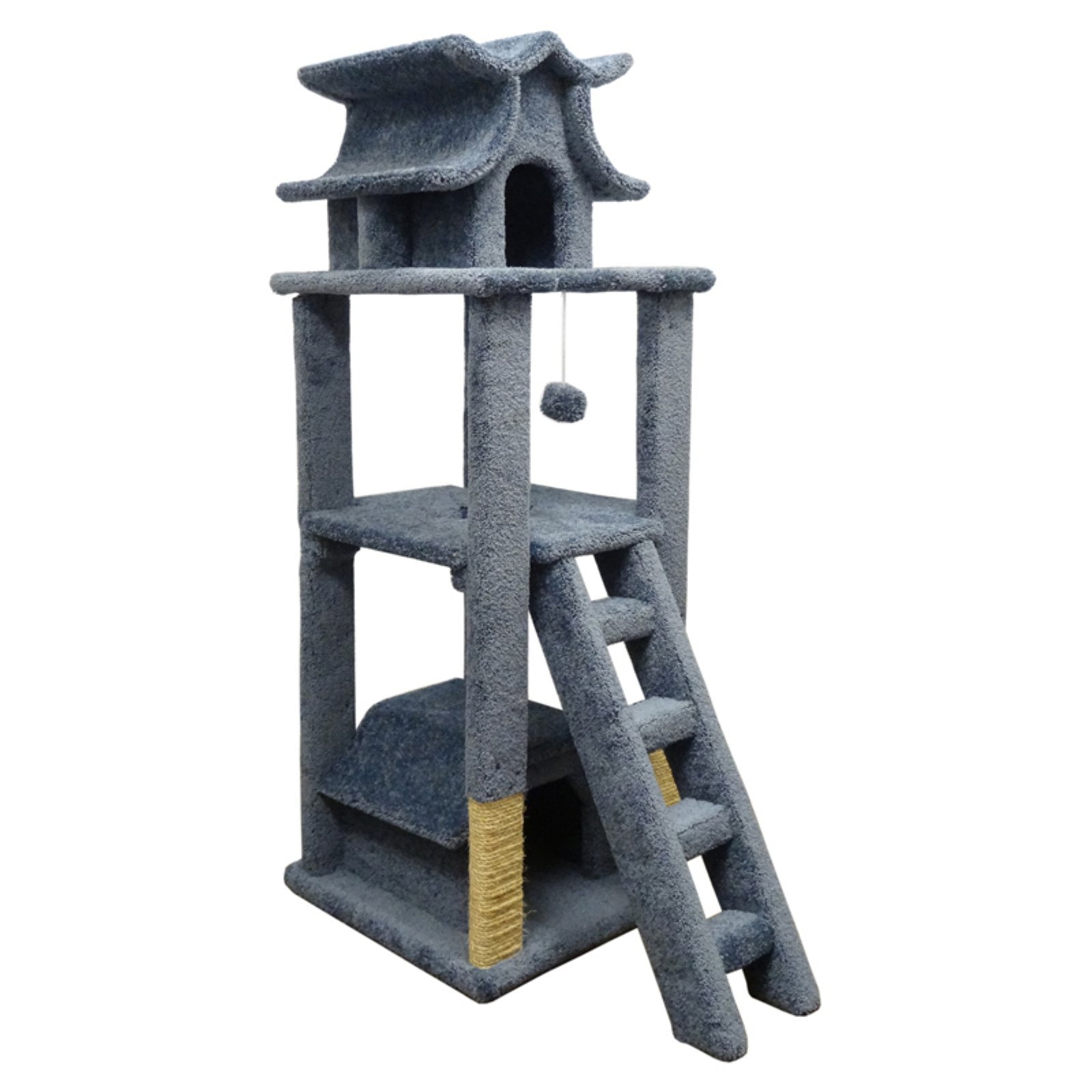 New Cat Condos Designe 68 in. Cat Pagoda