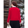 thumbnail image 4 of BeautyIn Women Cardigans Button Down Knitted Sweater Winter Versatile Coat, 4 of 4