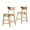 Green Tea/Natural Oak, variant on GDF Studio Molle Indoor Mid Century Design 24-inch Counter Stools (Set of 2)