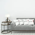 thumbnail image 3 of Ambesonne Love Throw Pillow Cover 4 Pack, Words Affection Romance, 16", Red Black White, 3 of 7