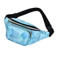 thumbnail image 2 of Riñonera Riñonera Pequeña Riñonera Holograma Riñonera para Caminar Auriculares Casuales Azul jinwen Bolsillo en la cintura, 2 of 8