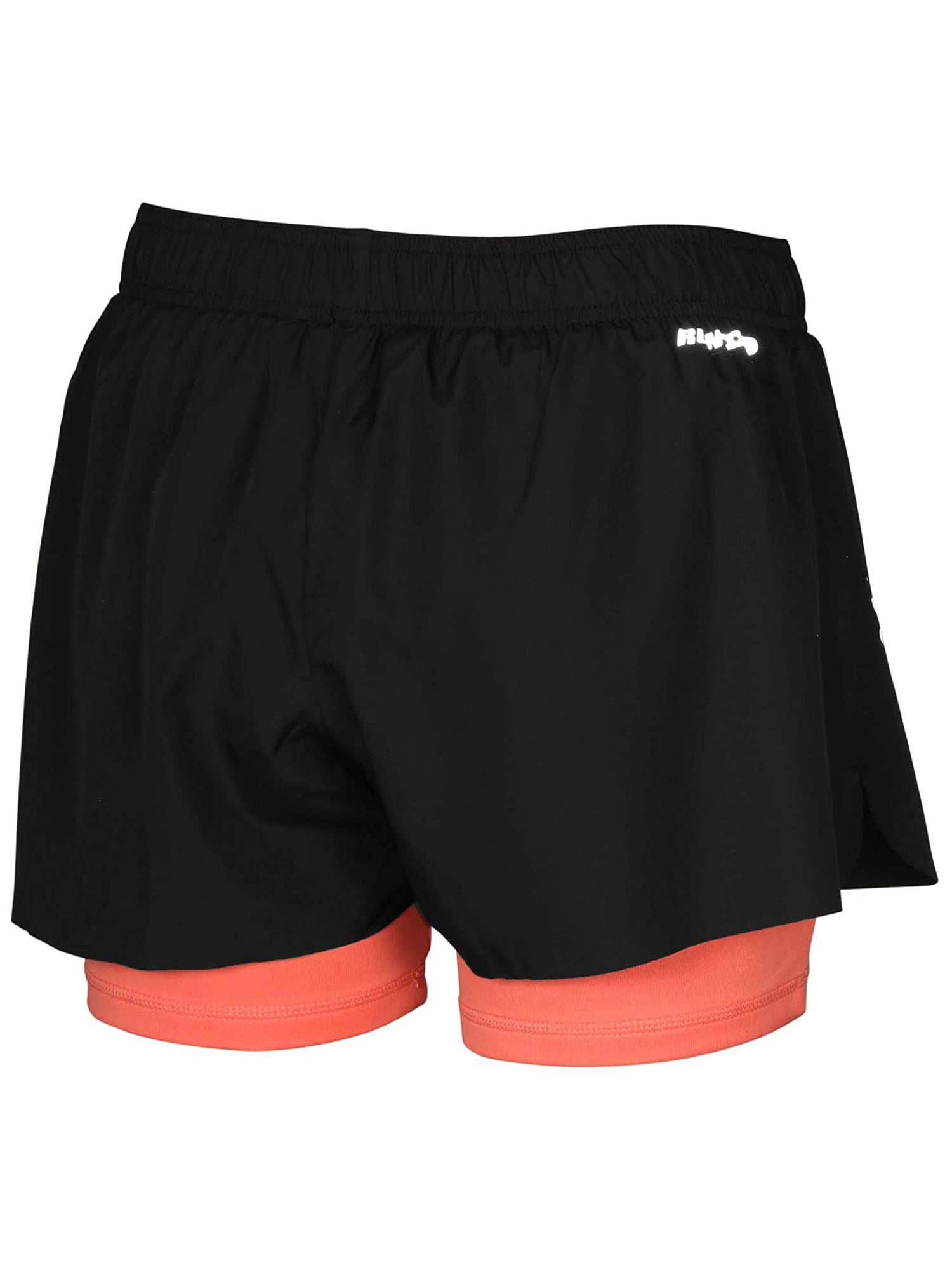 Crivit Pro Crivit Pro Women S Running Athletic Shorts Performance Trousers Black Coral Walmart Com Walmart Com