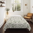 thumbnail image 4 of Spring Flowers Large Tapestry for Bedroom Wall Hanging Tapestry,Farmhouse Sage Green Pastoral Floral Leaf Ceiling Backdrop Tapestries Poster Blanket Wall Decor for Teens Room Living Room 85" x 90", 4 of 8