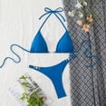 thumbnail image 1 of Traje de baño de 2 piezas para mujer, trajes de baño para mujer, bikini de cintura alta con cordón ajustable, traje de baño dividido para mujer, 1 of 7