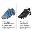thumbnail image 5 of Vizari Bolt Firm Ground Soccer Cleats for Kids – Durable, Comfortable, and Stylish Boys and Girls Soccer Shoes with Traction - Blue/Black/Silver, 8.5, 5 of 5