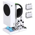 thumbnail image 1 of Support de Refroidissement RVB Tout-en-un pour Xbox Series S (XSS) - Station de Recharge Double pour Manettes, Support pour Écouteurs et Support de Disques pour 12 Jeux, Accessoire de Jeu à DEL Coloré pour une Configuration Organisée, 1 of 6