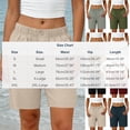 thumbnail image 3 of Womens Cargo Shorts High Waisted Button Quick Dry Athletic Shorts Lightweight Running Summer Hiking Shorts with Pockets, 3 of 9