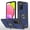 Blue, variant on Hotpom for Samsung A03s Case Military Rugged Durable Grade Drop Shockproof Protection with 360° Rotating Stand and Car Mount Capability, Blue