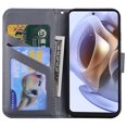 thumbnail image 4 of Funda con estampado de oso para Motorola G31 con tarjetero, cordón, piel sintética, función billetera y protección contra caídas en las esquinas., 4 of 5