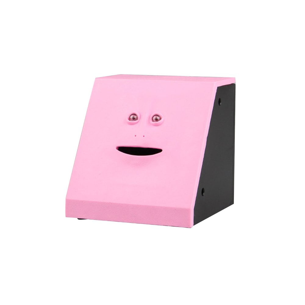 Plastic Face Bank Human Face Smart Sensor Piggy Bank Electric Coin Can