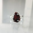 thumbnail image 2 of Natural Garnet Ring, Rough Garnet Gemstone Ring, January Birthstone, Boho Gypsy Ring, 925 Sterling Silver, Womens Ring, Christmas, Thanksgiving, Handmade, Statement Jewelry, Rough Gemstone Jewelry, 2 of 6