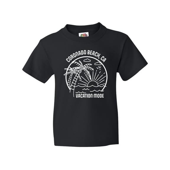Inktastic Summer Vacation Mode Coronado Beach California Youth T-Shirt