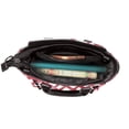 thumbnail image 6 of Single Shoulder Bag Rivet Bag 7.48×7.48×3.94in Removable Shoulder Belt Can Be Held Or Diagonal Across A Variety Of Matching Styles Crimson Moroccan Trellis Hand-Drawn Sketch_2, 6 of 6