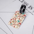 thumbnail image 5 of Luggage Tags for Suitcases, Paisley Pattern No.90101 Leather Bag Luggage Tags ID Label Tags Privacy Protection Travel Bag Labels, 5 of 6