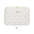 thumbnail image 3 of relayinert Flower Laptop Sleeve For Notebook Cover Two Sizes Fluffy Laptop Bag Comes In Sizes Of 13 white 15 inches, 3 of 6