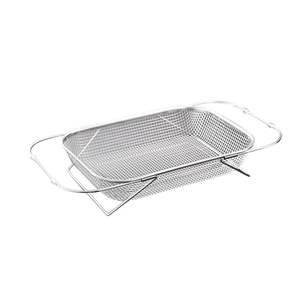 Cesta plegable de acero inoxidable para fregadero, lavabo retráctil para verduras | Escurridor de fregadero extensible para secar platos | Escurridor sobre el fregadero para tazas, platos y ollas |