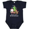 thumbnail image 3 of Inktastic Baby's 1st Christmas with Santa Reindeer and Tree Boys or Girls Baby Bodysuit, 3 of 5