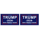 thumbnail image 1 of Donald Trump 90x150cm 2024 para Del (SAVE AMERICA OTRA VEZ), 1 of 4