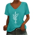 thumbnail image 1 of Camiseta sin mangas con cuello en V y estampado informal elegante para mujer OAVQHLG3B Store  lin121212, 1 of 5