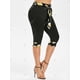 thumbnail image 3 of Leggings Capri de Talla Grande con Estampado de Flores Rosegal Leggings de talla grande, 3 of 5