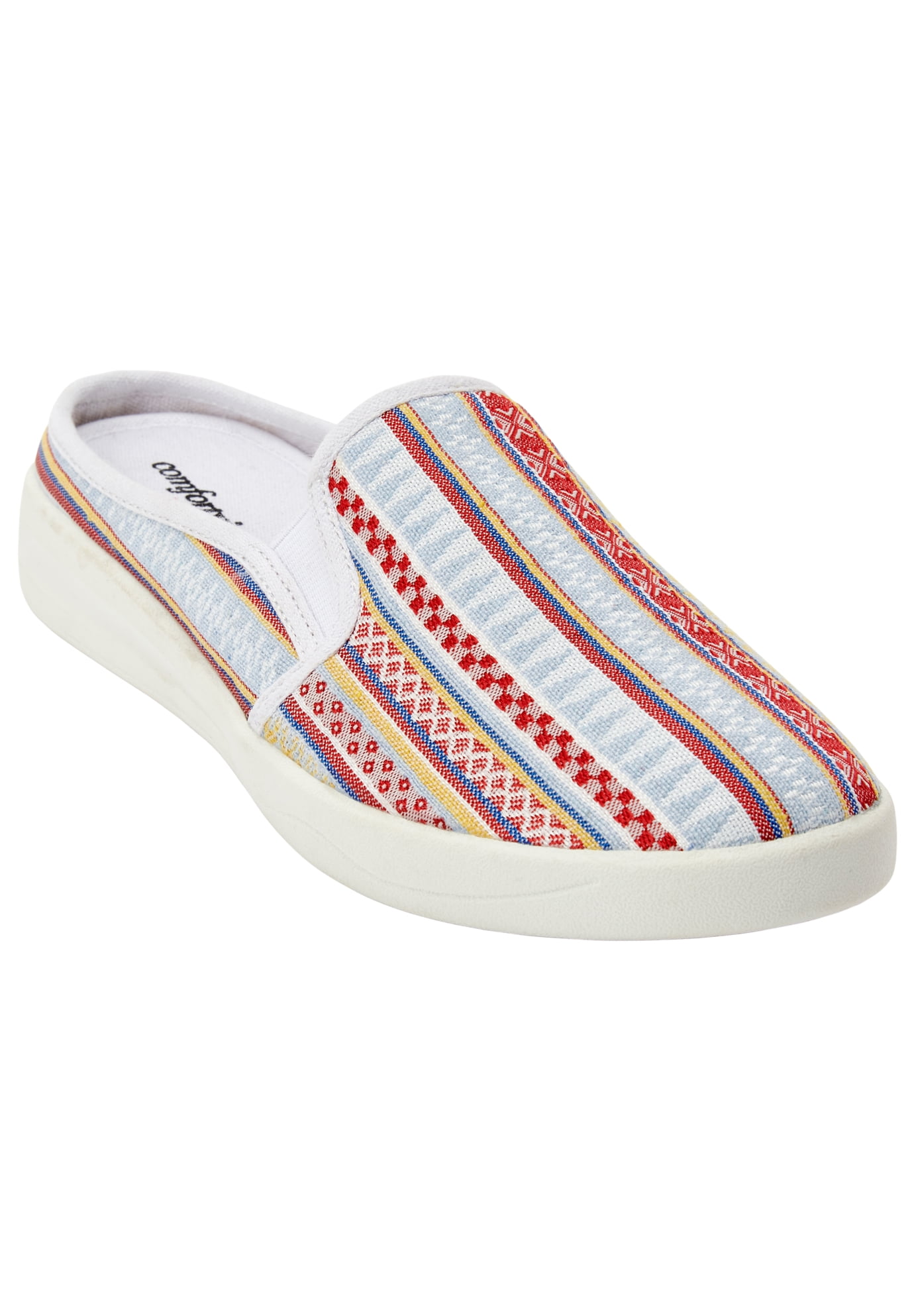 wide width mule sneakers
