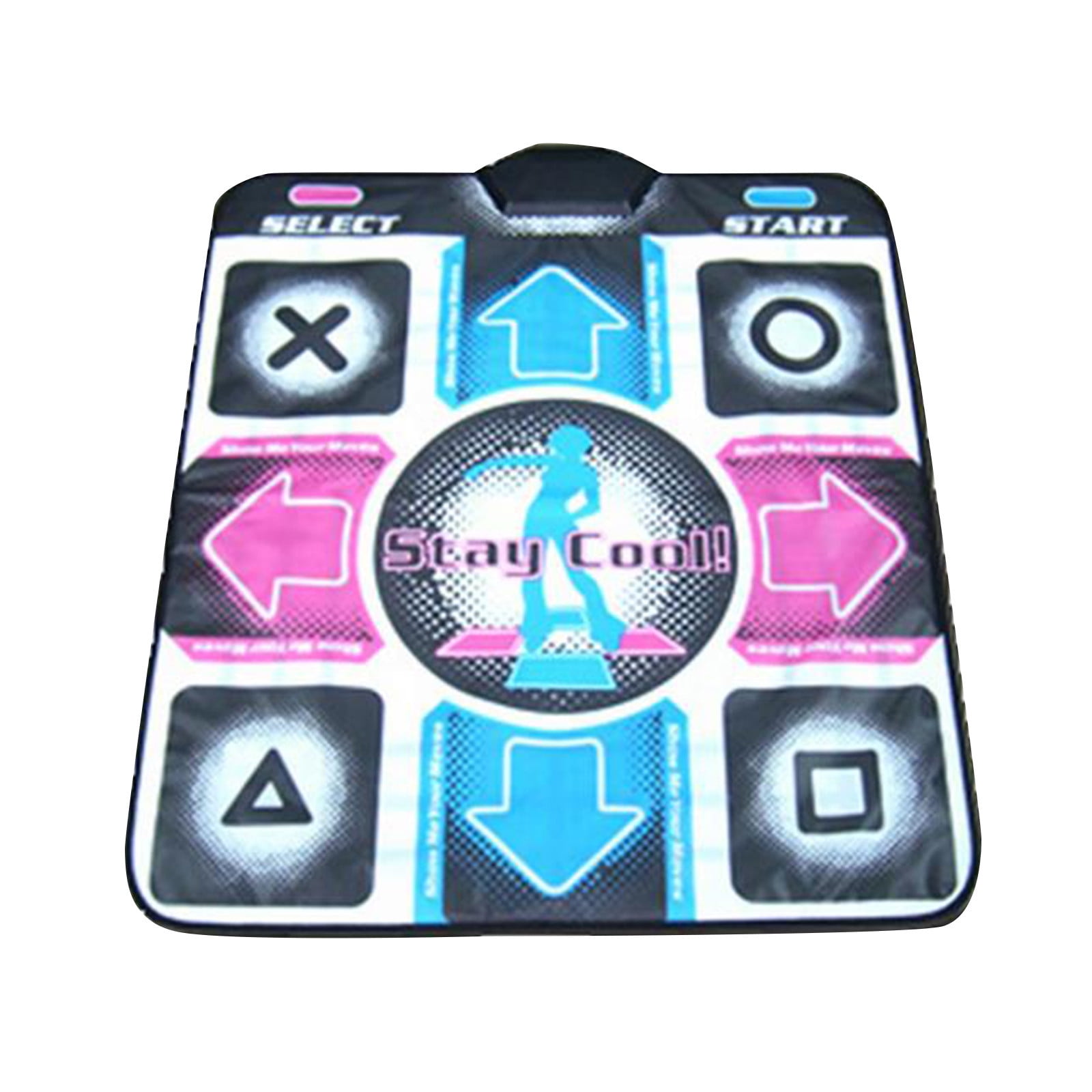Double User Dance Mat for Kids Adults Sense Game Yoga Game Blanket for PC TV Wireless Non-Slip Dancer Step Pads with Remote Control,Plug and Play