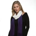 thumbnail image 1 of Bamboo Scarf DipDyed Contemporary The Tsandza Collection Purple, 1 of 1
