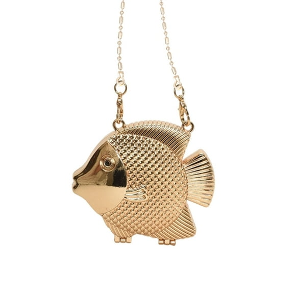 Crossbody Purses Evening Clutch Bag for Women Fish Shape Shoulder Crossbody Bag Fashion Handbag Satchel Purse Gifts