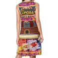 thumbnail image 2 of Circus Carnival Amusement Festival Spring Summer Dresses for Women Fashion T-shirt Dress Casual Sleeveless Loose Sundress with Pockets, 2 of 5