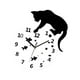 thumbnail image 4 of Reloj colgante silencioso, reloj de pared analógico con forma de gato, sin tictac, para aulas y granjas. con peces, 4 of 9