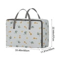 thumbnail image 3 of Heavy Duty Storage With Reinforced Handles Extra Large Storage Bags For Clothes Tote Bag Thickened Double Zipper For Space Saving Travel, 3 of 6