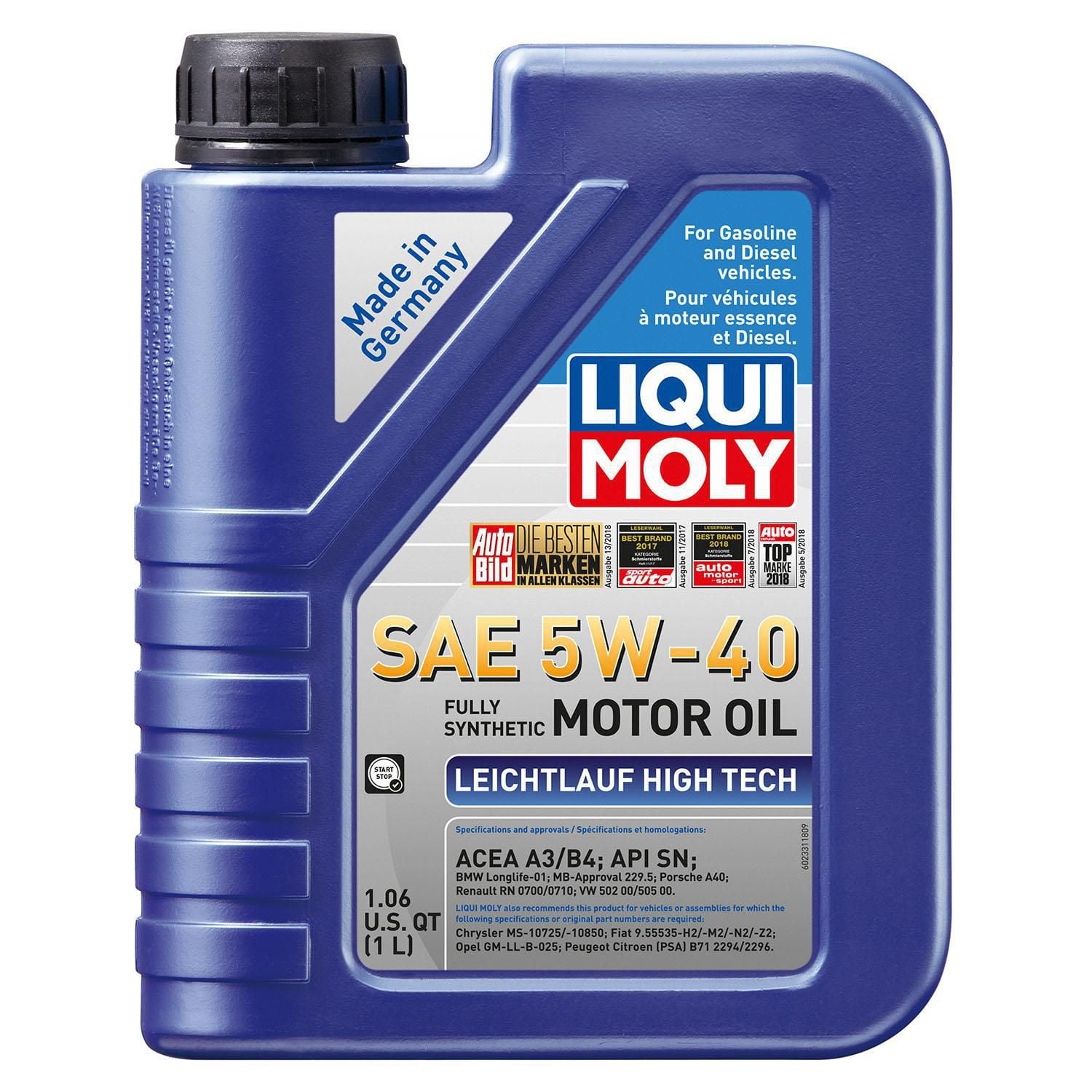 LIQUI MOLY Leichtlauf 5W40 Full Synthetic Motor Oil Especially