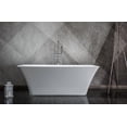 thumbnail image 3 of Lexora Vinter Free Standing Acrylic Bathtub With Chrome Drain LD901159A1C0000, 3 of 6
