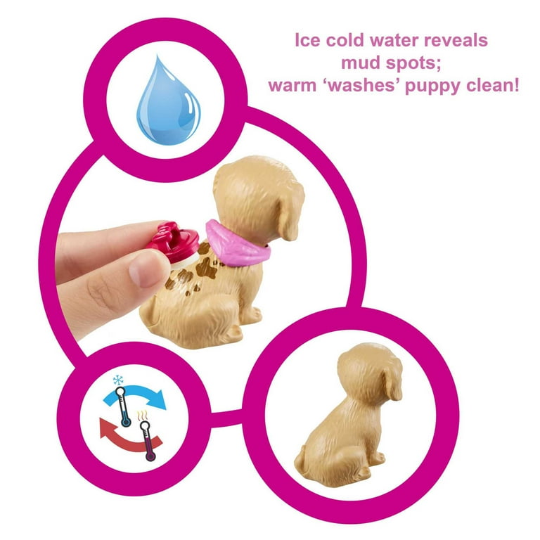 Free Shipping! Barbie Doll and Pet Boutique Playset with Pets