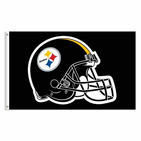 Pittsburgh Steelers Unisex Pittsburgh Steelers 3-Foot by 5-Foot NFL NHL Fan Flag