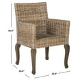 thumbnail image 4 of SAFAVIEH Armando 18''H Wicker Dining Chair, Natural, 4 of 7
