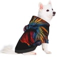 thumbnail image 2 of Balery Colorful Betta Fish Sudadera con Capucha para Perros Pequeños – Ropa para Mascotas, Disfraz para Perros y Gatos, Ideal para Fiestas y Cosplay-Small, 2 of 7