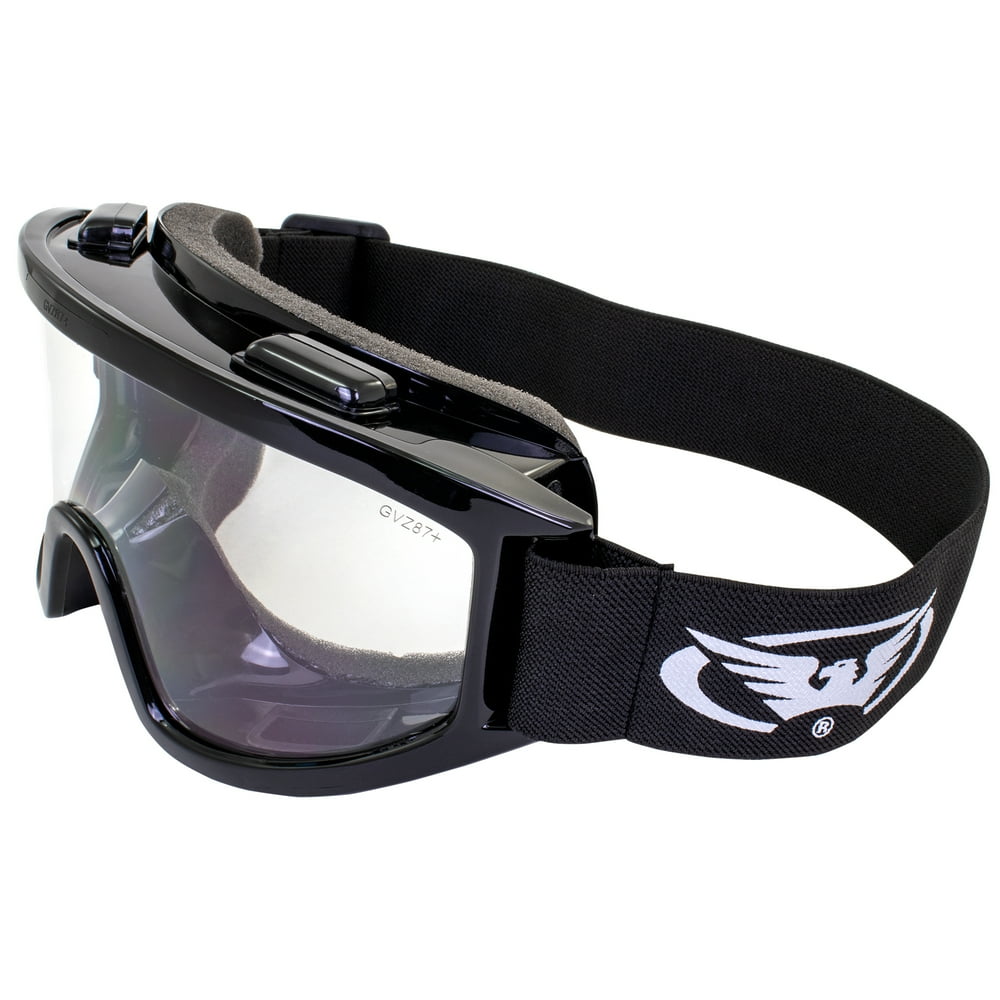 windshield clear antifog safety goggles that also fit over glasses