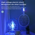 thumbnail image 2 of Foldable Electric Rechargeable Repellent-Racket with Light Zapper, 2 of 15