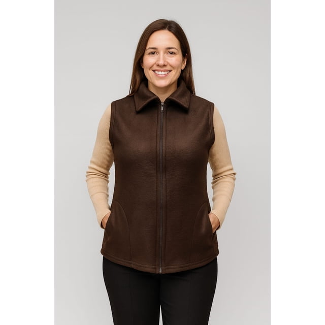 Chaleco Para Mujer De Polar, Chaleco Calientito
