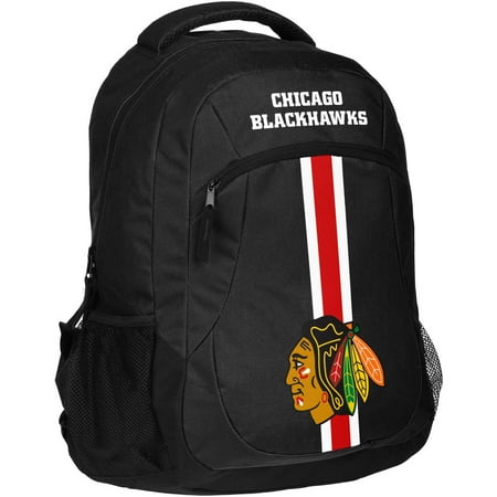 - Forever Collectibles NHL Chicago Blackhawks Action Stripe Logo Backpack