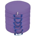 thumbnail image 2 of SoftZone® Round Floor Cushion with Handle 6-Piece - Purple, 2 of 2