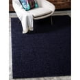 thumbnail image 2 of Unique Loom Studio Solid Shag Urban Modern Rug 9' x 12' Rectangle Midnight Blue, 2 of 2