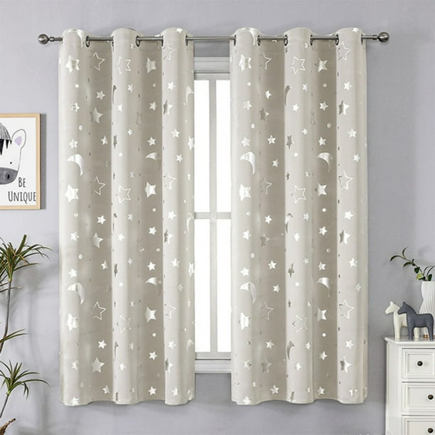 Cortinas térmicas Bearachild 2 unids/set para sala de estar beige 100 cm x 200 cm