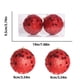 thumbnail image 2 of Paquete de 2 Bolas Navideñas Doradas con Purpurina de 9 Cm | Adornos Colgantes Decorativos para El Árbol de Navidad | Bolas de Plástico Brillantes para Coronas, Guirnaldas y Decoración Navideña Del H, 2 of 2