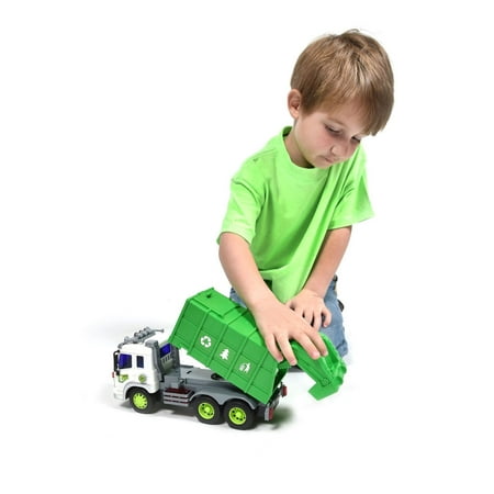 Maxx Action Realistic Play Vehicle Trucks, Recycle Series: Waste Removal Truck, Unisex