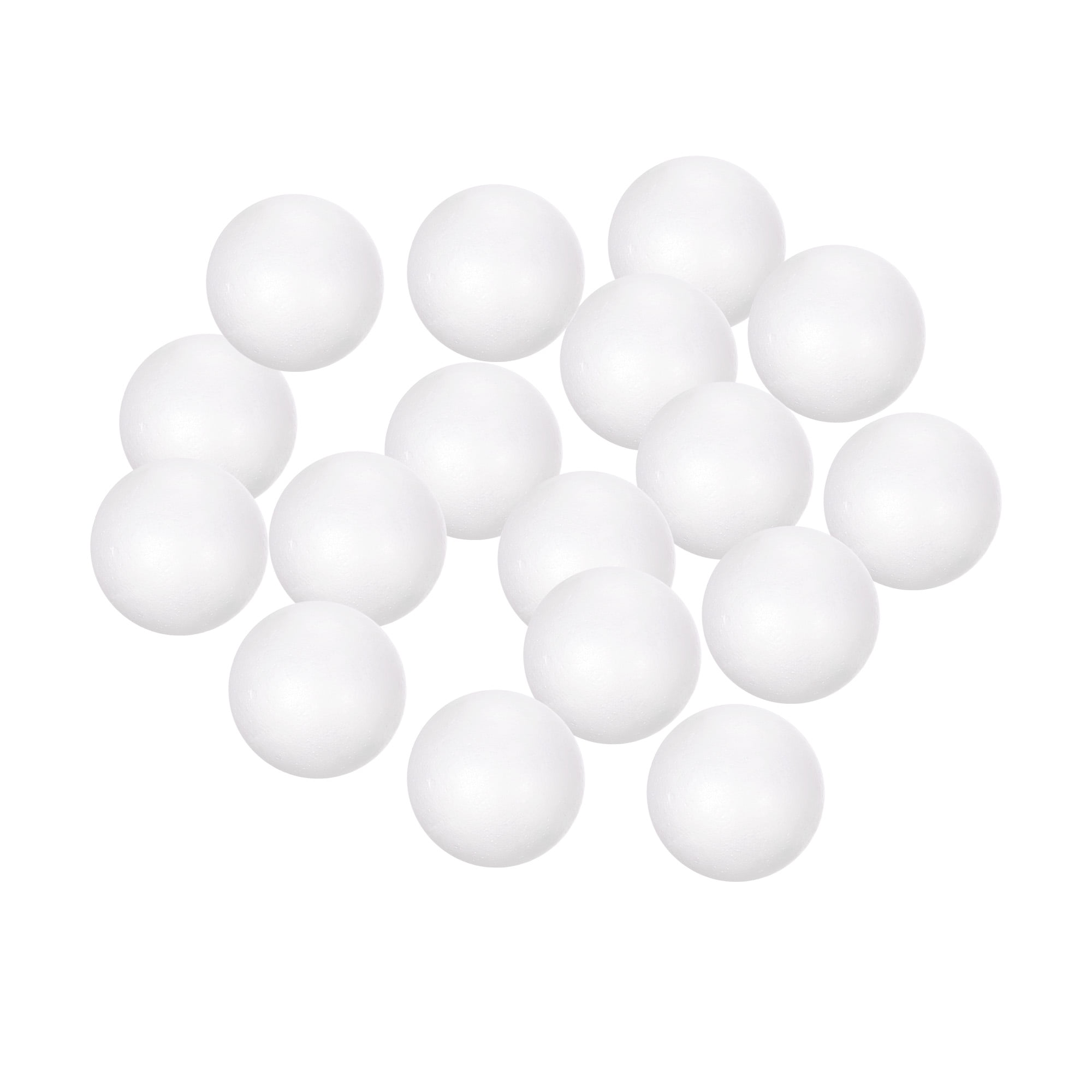 Uxcell 1.65" White Polystyrene Foam Solid Balls for Art and Crafts 36 ...
