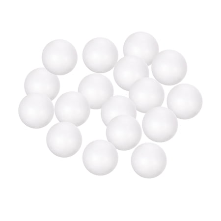 Uxcell 2" White Polystyrene Foam Solid Balls for Art and Crafts 36 Pack ...
