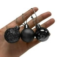 thumbnail image 4 of Czzoypi 48Pcs Black Mini Christmas Balls Ornaments 30mm/1.18" Small Christmas Balls Christmas Tree Decorations Shatterproof Christmas Tree Balls Ornaments Hanging Ball for Xmas Tree, 4 of 4